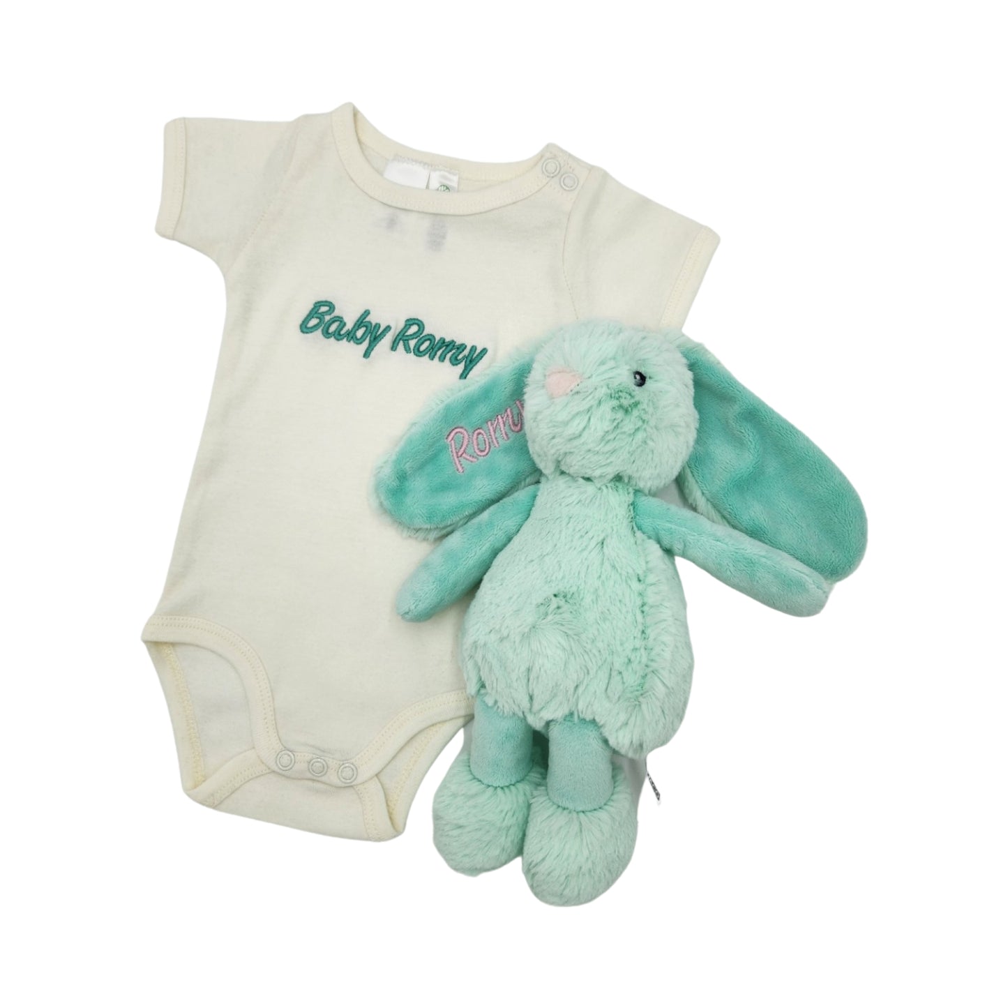 Onesie and Bunny Plush