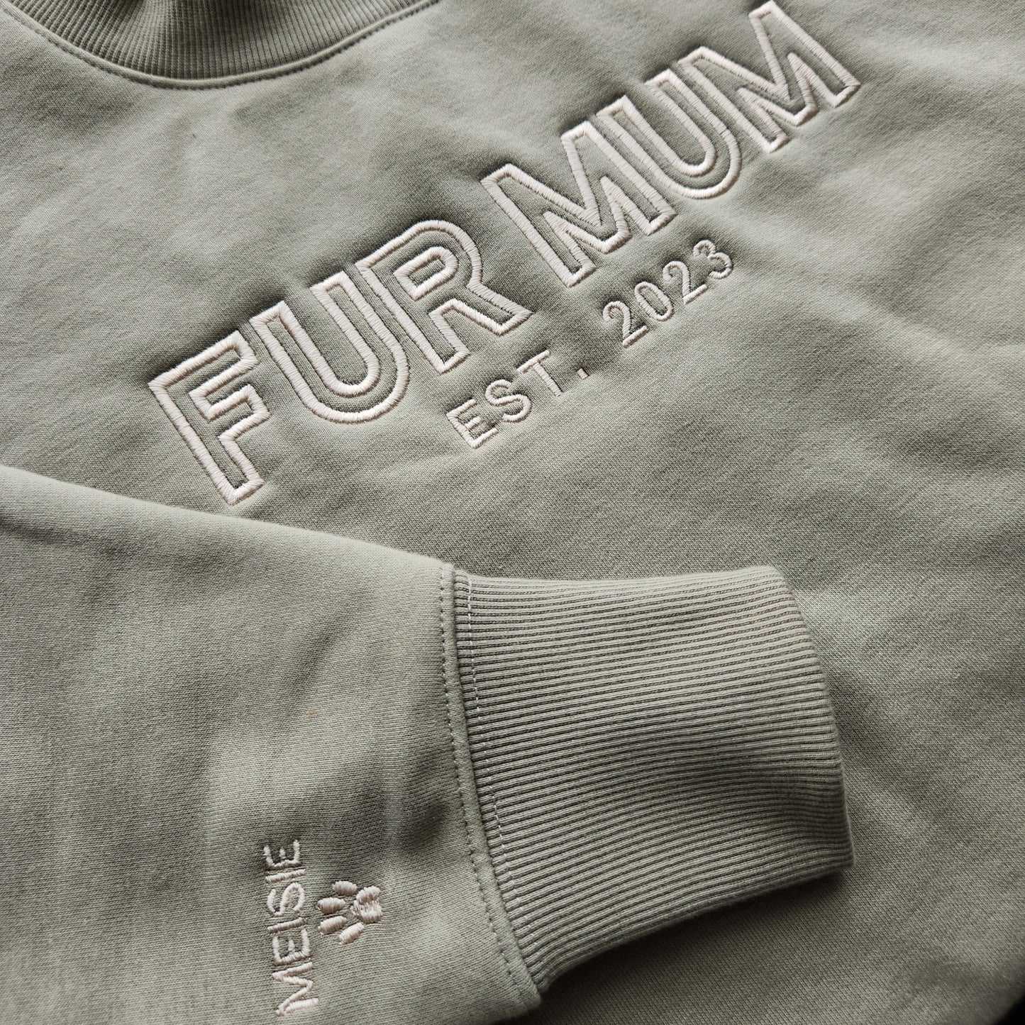 Fur Mum Jumper | with pet's names on sleeve