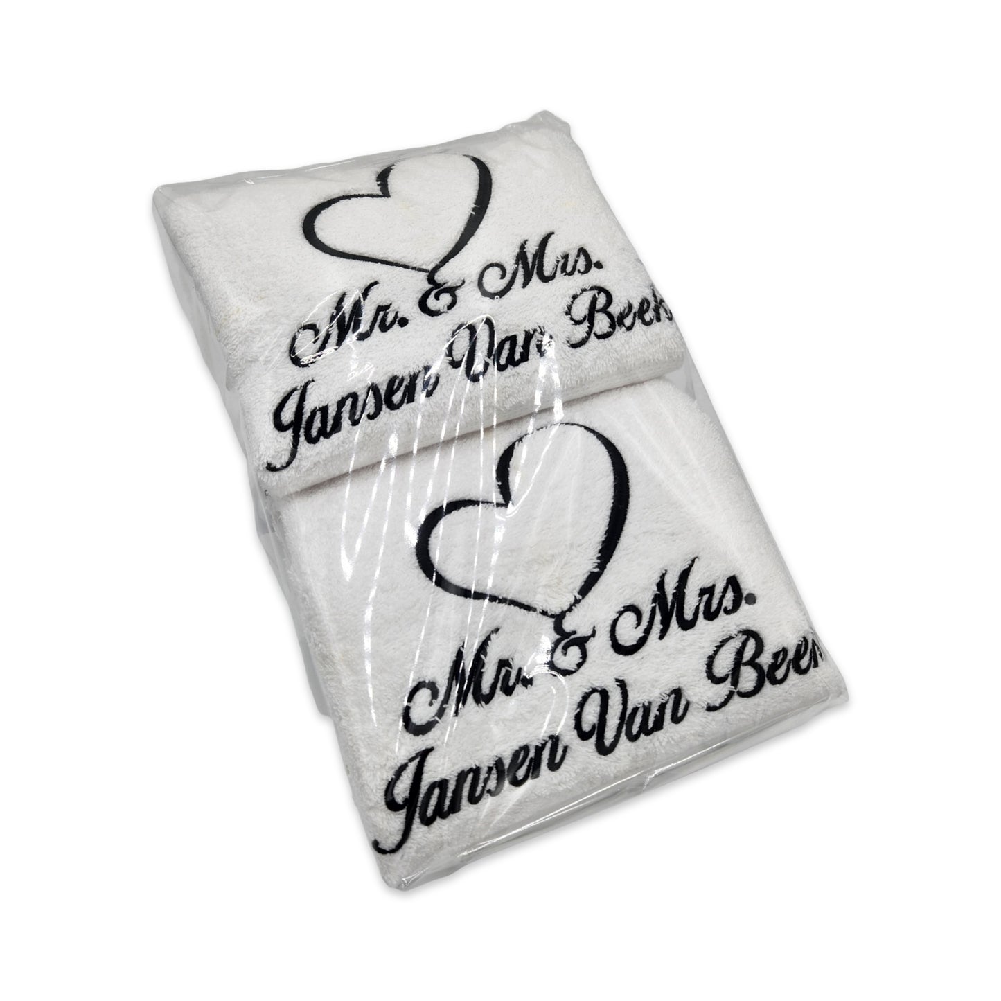 Wedding Towels Set | Heart