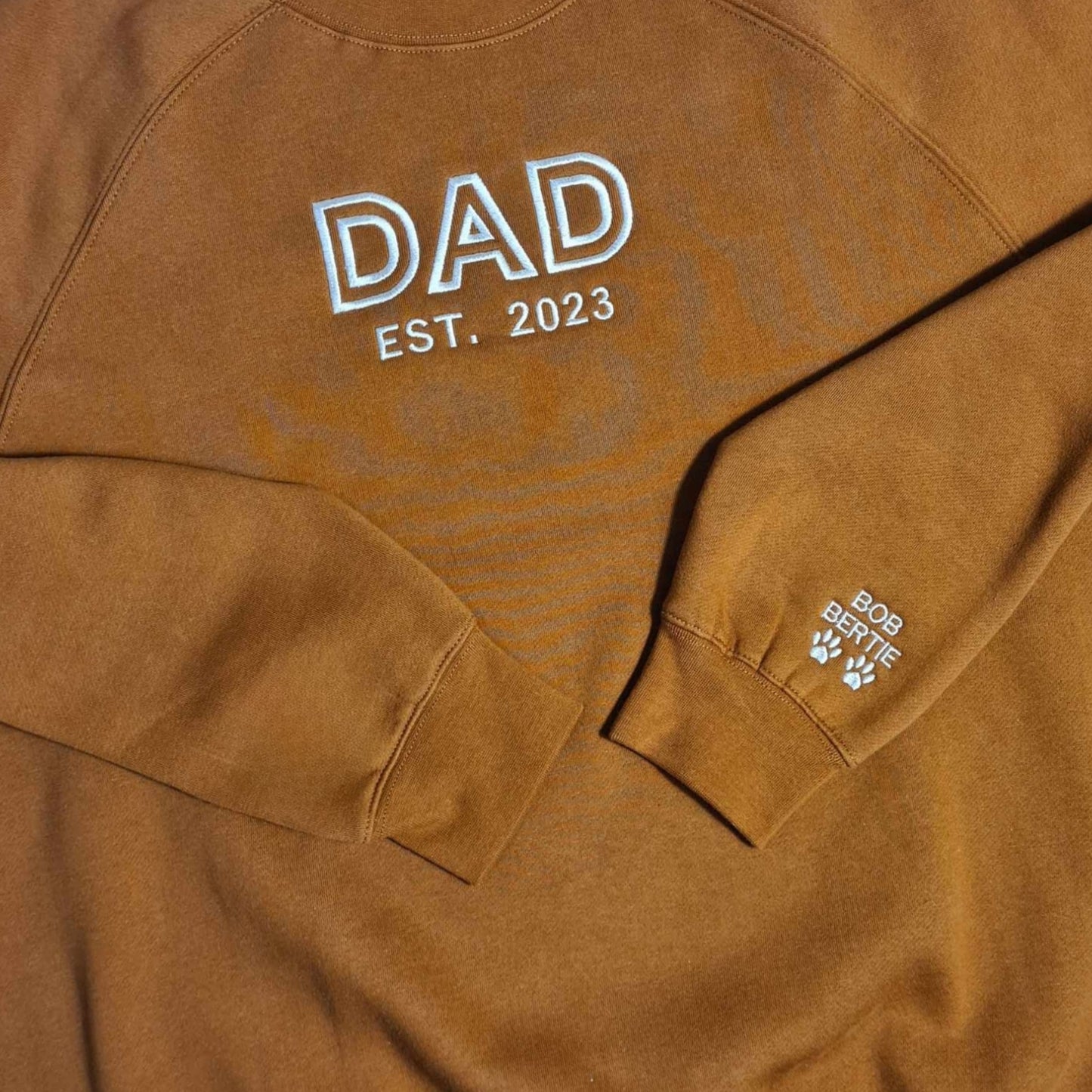 Fur Dad Jumper | With Pet's Names on Sleeve