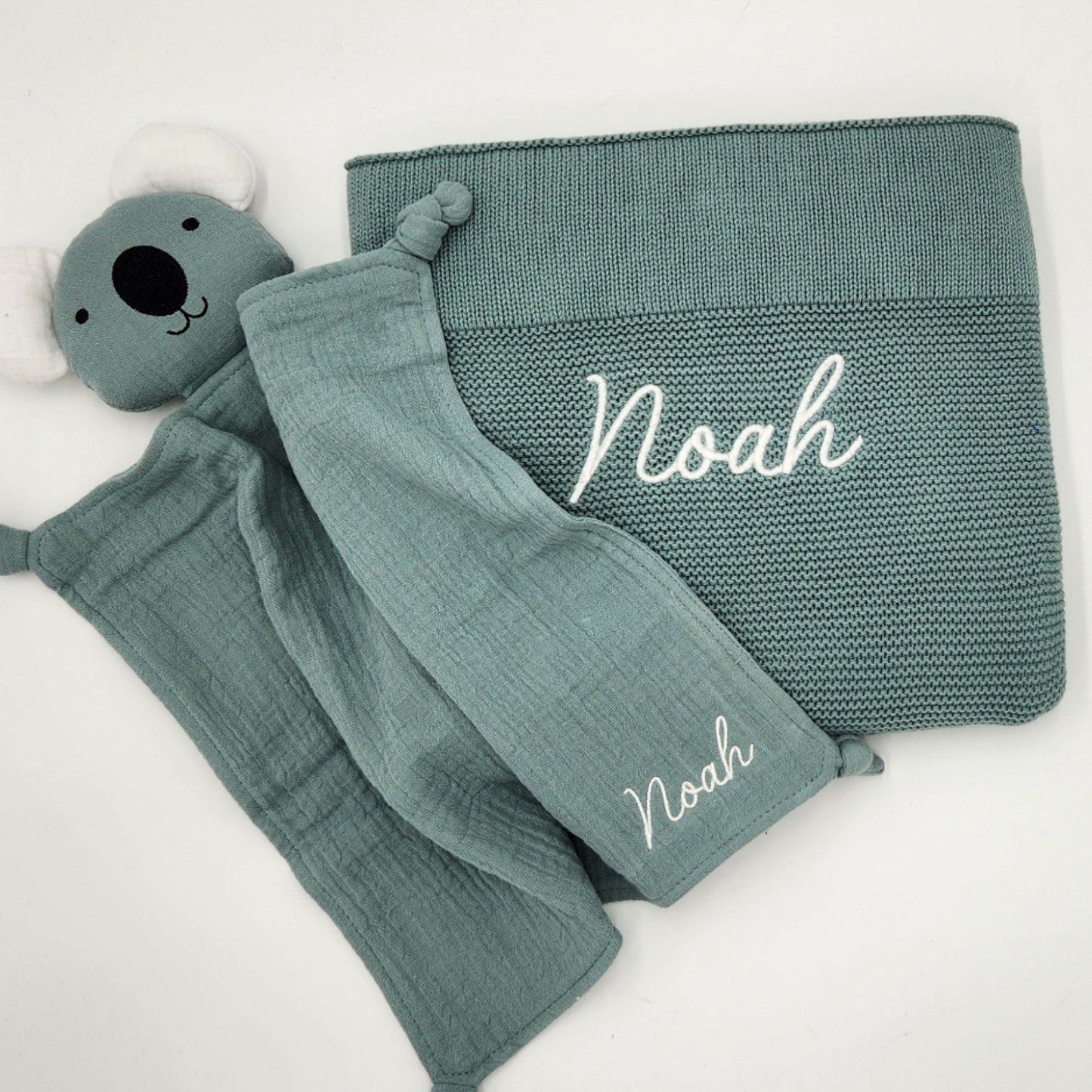Knit Blanket and Snuggie Set