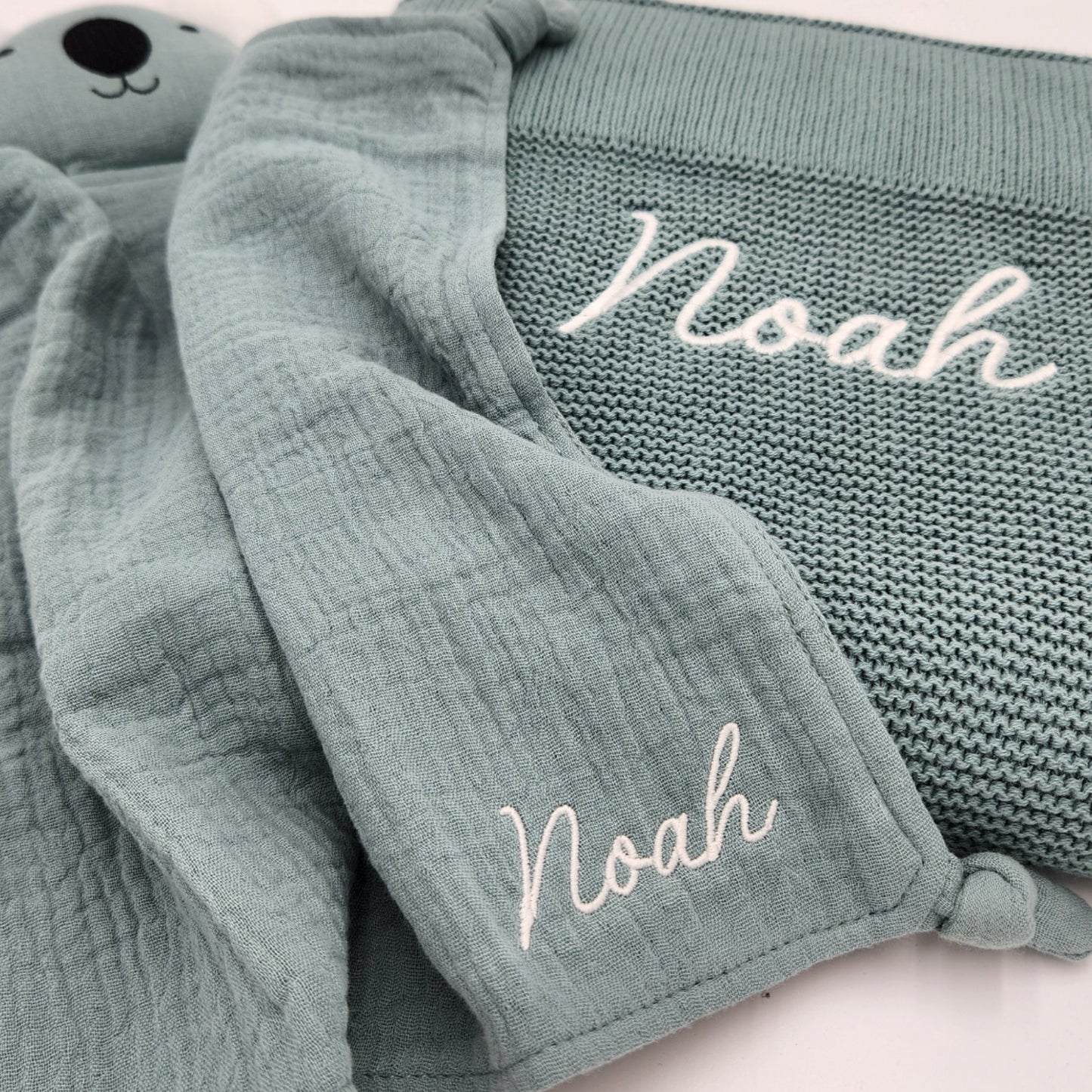 Knit Blanket and Snuggie Set