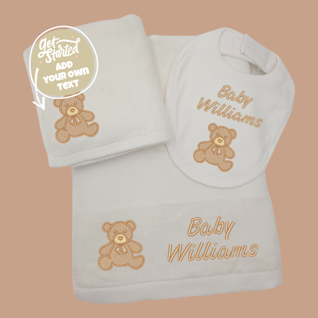 Bamboo Towel and Bib Set
