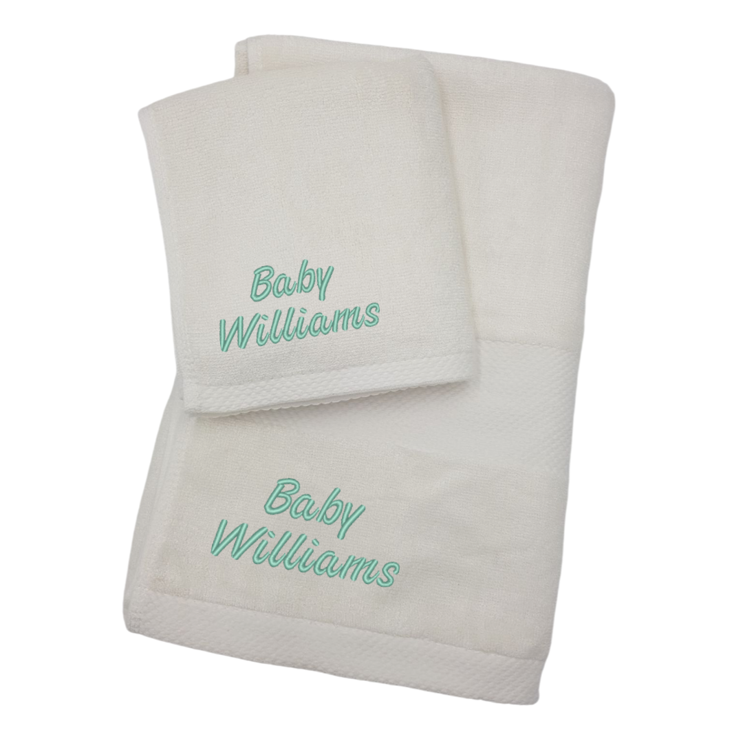 Bamboo Towel Set Name only