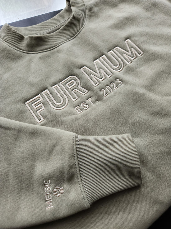 Fur Mum Jumper | with special sleeve