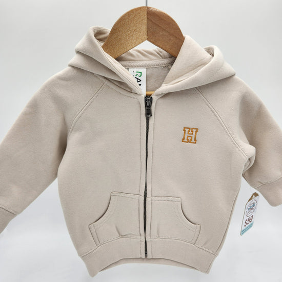 Babies Zip Hoodie | Varsity Initial