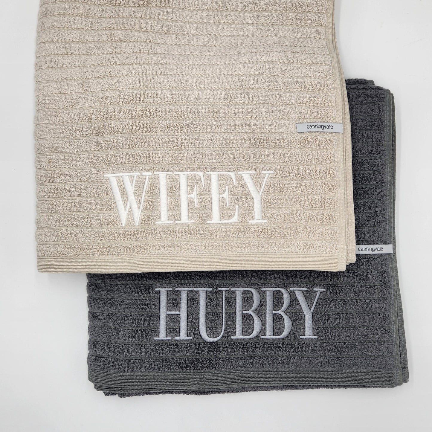 WIFEY & HUBBY TOWELS