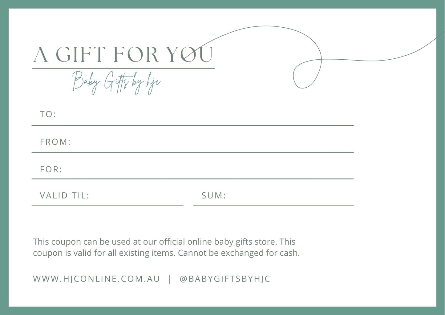 Gift card by HJC