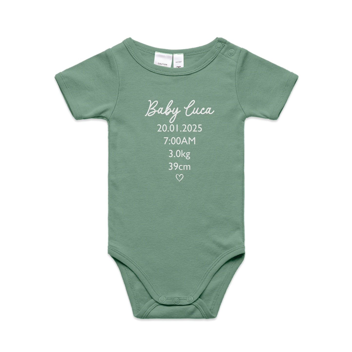 Onesie | Birth Details