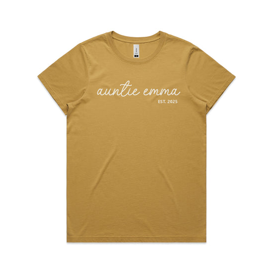 Auntie Script Tee