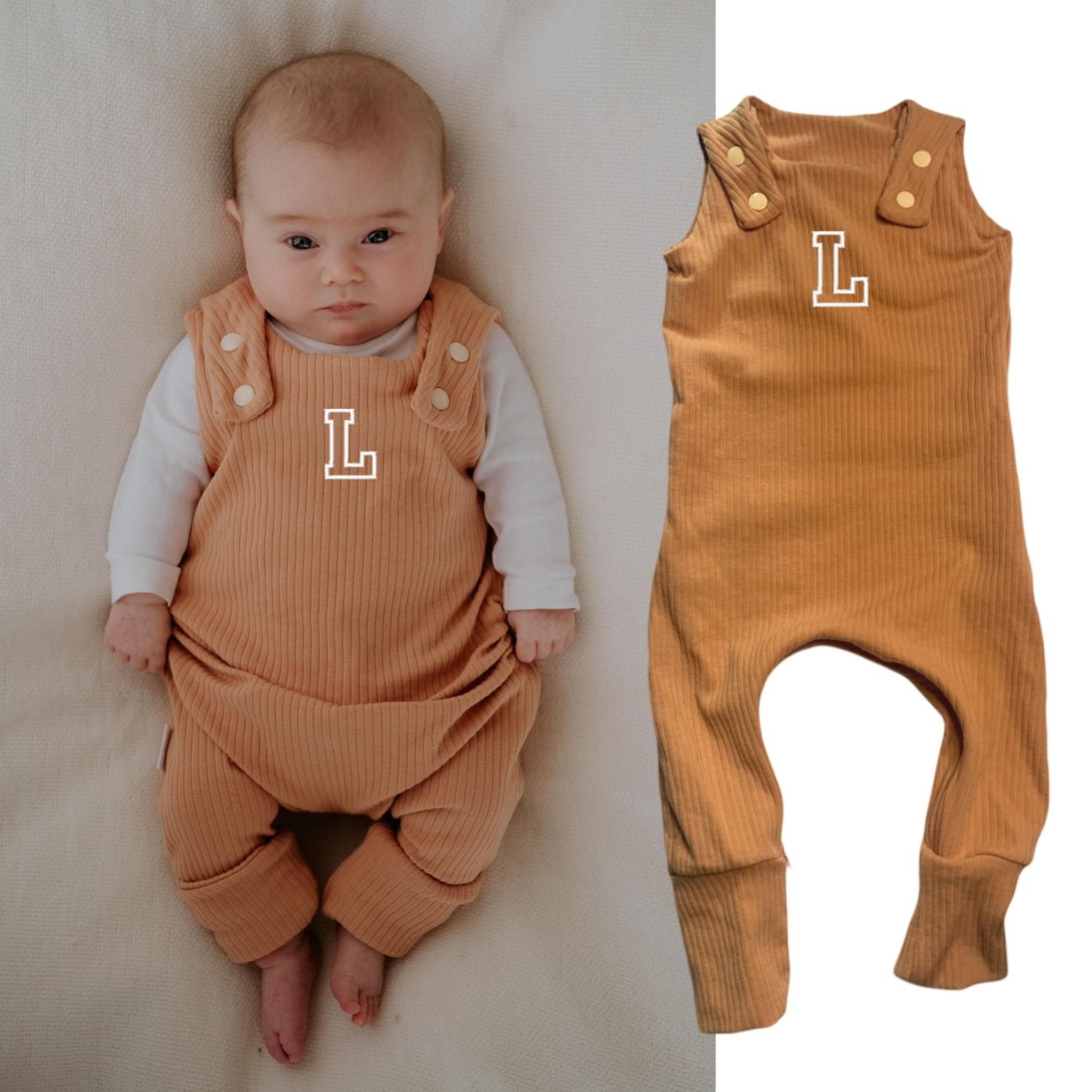 Charlie Rose Handcrafted | Personalised Grow with me Romper | Limited Edition