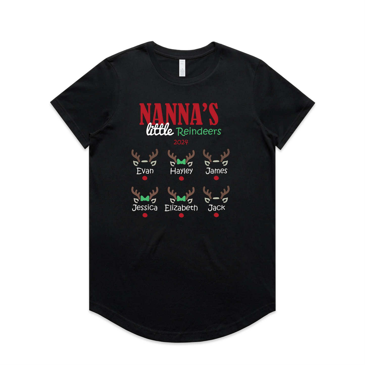 Christmas | Nanna's Reindeers Tee