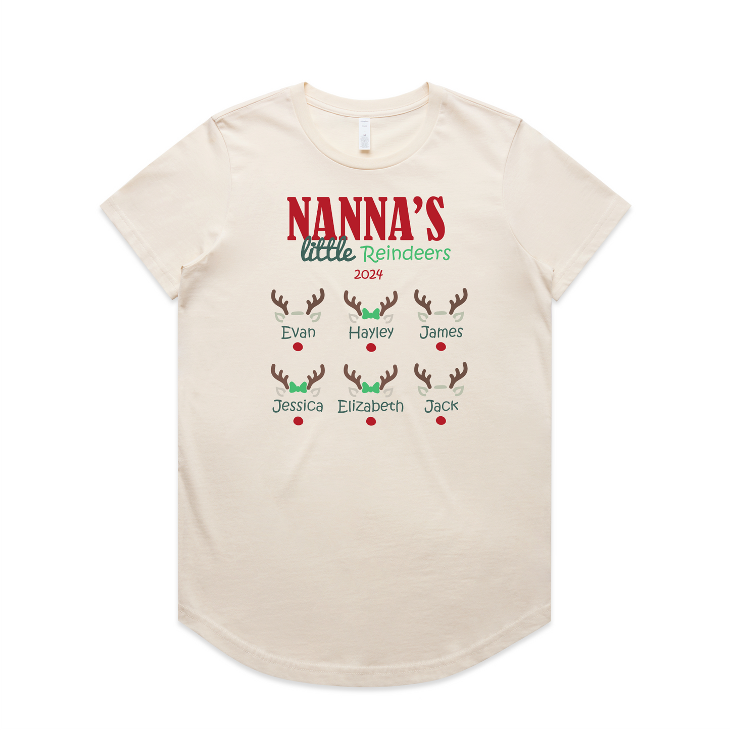 Christmas | Nanna's Reindeers Tee