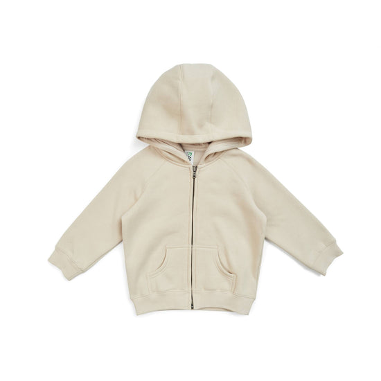 white Babies Zip Hoodie 