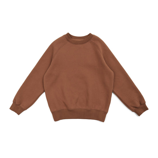 toffee colour kids jumper front