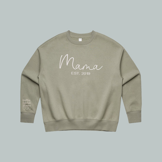 Mama Script Jumper | with special sleeve