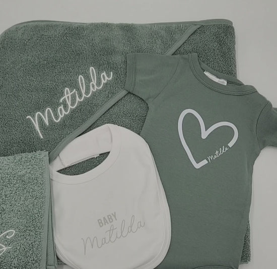 Load and play video in Gallery viewer, Baby Gift Box | Matilda Towel Set
