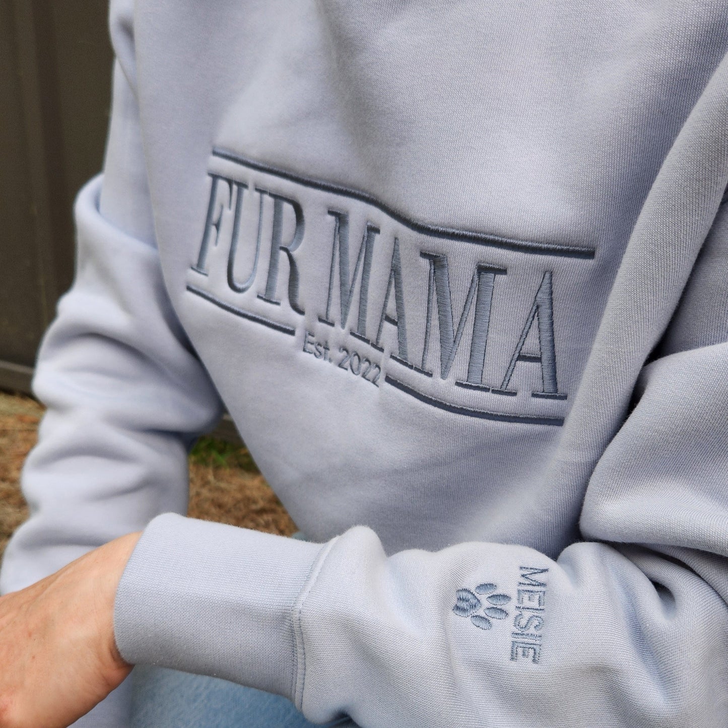 Fur Mum Jumper | with pet's names on sleeve