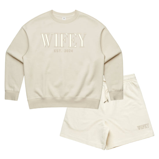 Wifey Jumper & Shorts Set