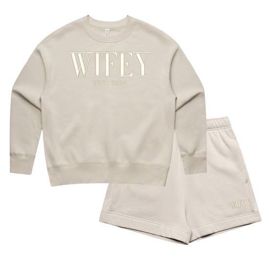 Wifey Jumper & Shorts Set