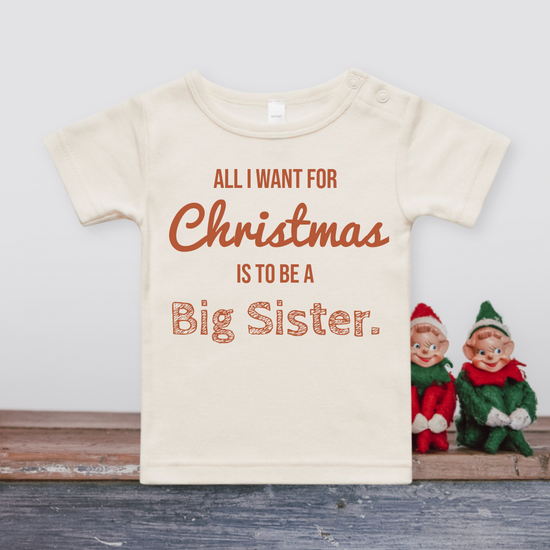 Christmas Big Sister Tee