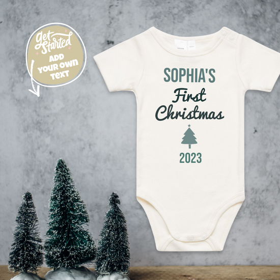 First Christmas Onesie